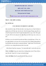 Đề thi học kì 2 Văn 6 Chân trời sáng tạo - Đề số 13